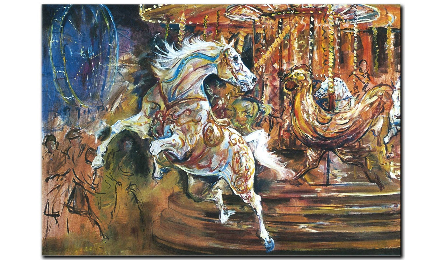 Carousel Ghost Horse