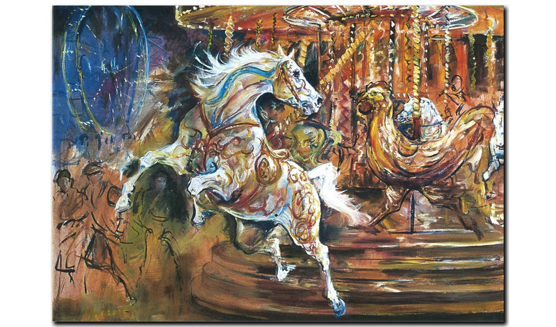 Carousel Ghost Horse